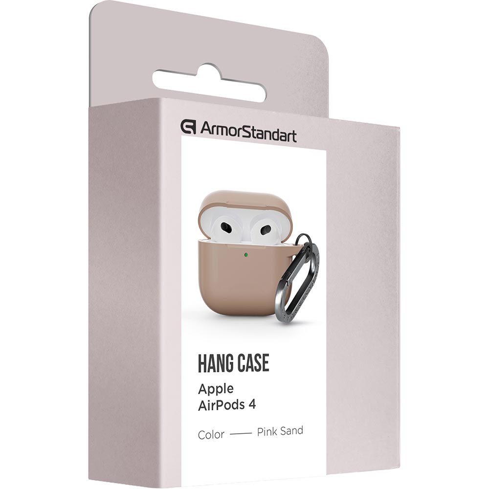 Замовити Чохол ARMORSTANDART Hang Case для Apple AirPods 4 Pink Sand (ARM81291)