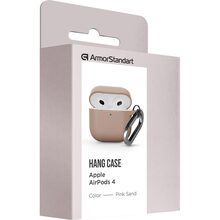 Чохол ARMORSTANDART Hang Case для Apple AirPods 4 Pink Sand (ARM81291)