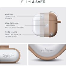Чохол ARMORSTANDART Hang Case для Apple AirPods 4 Pink Sand (ARM81291)
