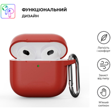 Чехол ARMORSTANDART Hang Case для Apple AirPods 4 Scarlet (ARM81294)