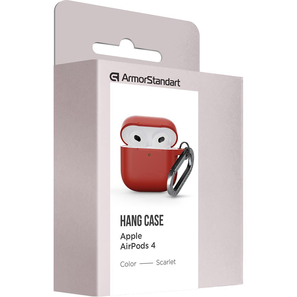 Заказать Чехол ARMORSTANDART Hang Case для Apple AirPods 4 Scarlet (ARM81294)