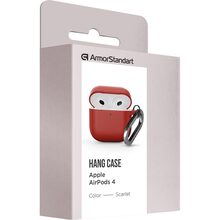 Чехол ARMORSTANDART Hang Case для Apple AirPods 4 Scarlet (ARM81294)