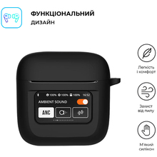 Чохол для навушників ARMORSTANDART Silicone Case для JBL Tour Pro 2 Black (ARM80444)