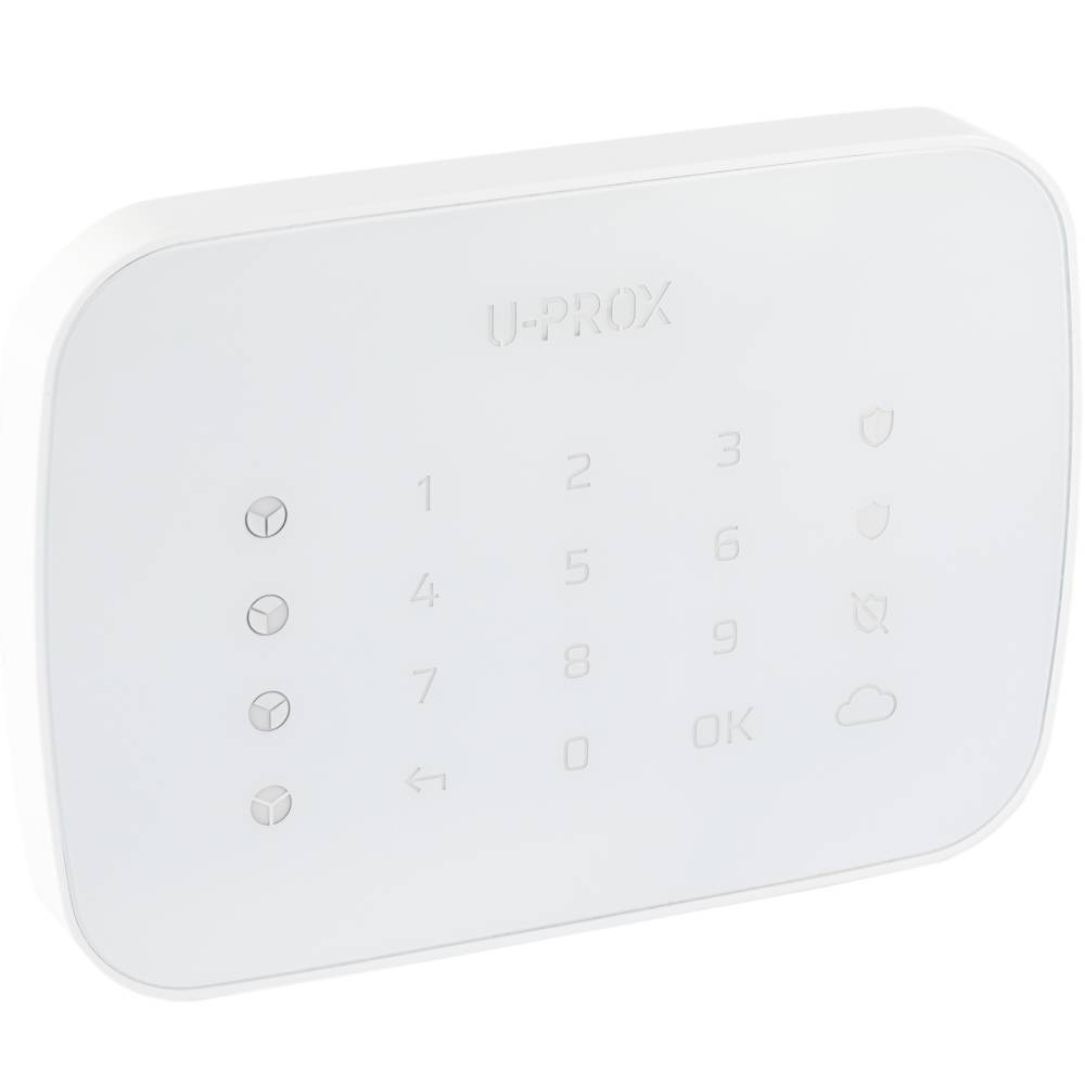 Клавиатура U-PROX Keypad G4 White (FP000590-1) Комплектация U-Prox Keypad G4; Четыре батареи AAA LR03 (предустановленные); Краткое руководство пользователя