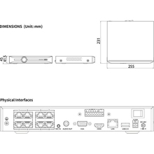 Видеорегистратор TIANDY Spec:I/B/P8/K/V3.1, 10ch, 1HDD, 8PoE, 4K (TC-R3110)