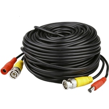 Патч-корд VOLTRONIC Q70 коаксіальний + харчування BNC + DC 20 м чорний