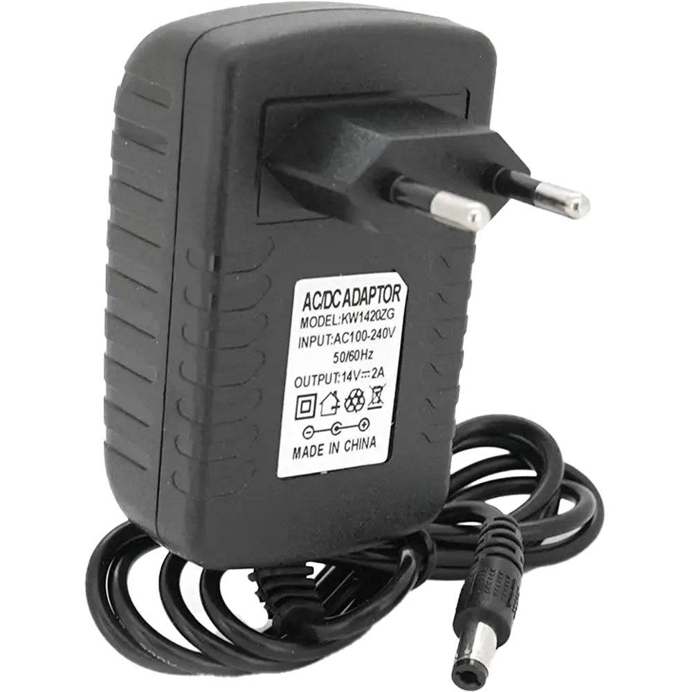 Импульсный адаптер питания VOLTRONIC KW-1420 14V 2А (28Вт) Black (KW-1420-L)