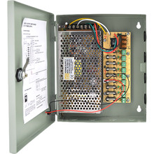 Импульсный блок питания Voltronic 12V-15A/9CH в боксе с замком