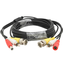 Патчкорд VOLTRONIC комбінований коаксіальний + живлення + звук 5 м (BNC + DC + AV 5m)