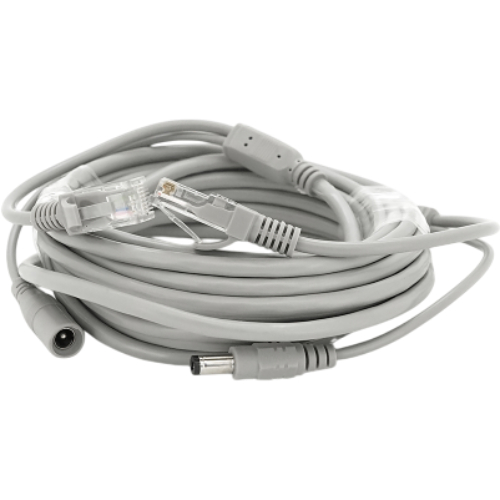 Патчкорд VOLTRONIC комбінований по кручений парі Q100 RJ-45 + DC 5m