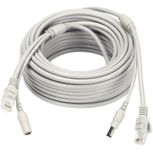 Патчкорд VOLTRONIC комбинированный по витой паре Q RJ-45 + DC 25m