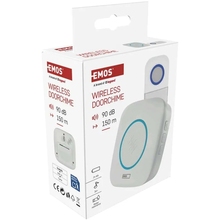 Дверной звонок Emos беспроводной White (P5736) Дверной звонок Emos беспроводной White (P5736)