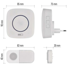 Дверной звонок Emos беспроводной White (P5737) Дверной звонок Emos беспроводной White (P5737)
