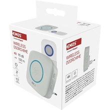 Дверной звонок Emos беспроводной White (P5737) Дверной звонок Emos беспроводной White (P5737)