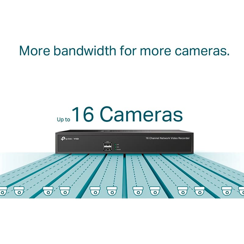 Внешний вид Сетевой видеорегистратор TP-LINK VIGI NVR1016H