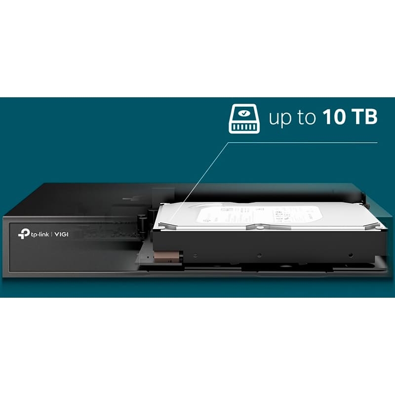 Сетевой видеорегистратор TP-LINK VIGI NVR1008H-8MP Способ установки внутренний