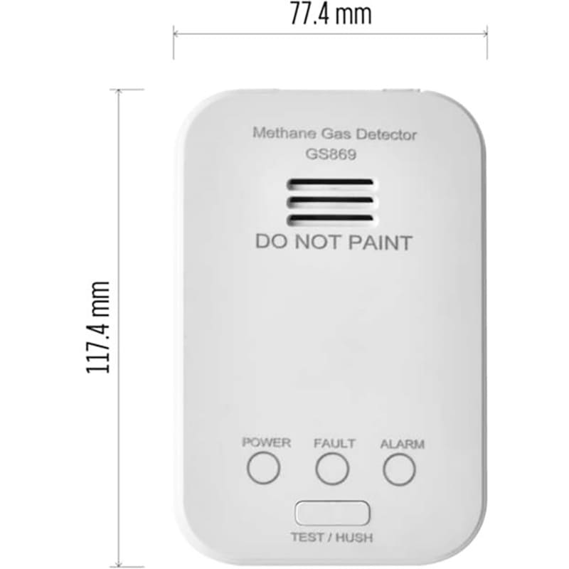 Датчик витоку газу EMOS P56450 Мін. поріг спрацьовування 100