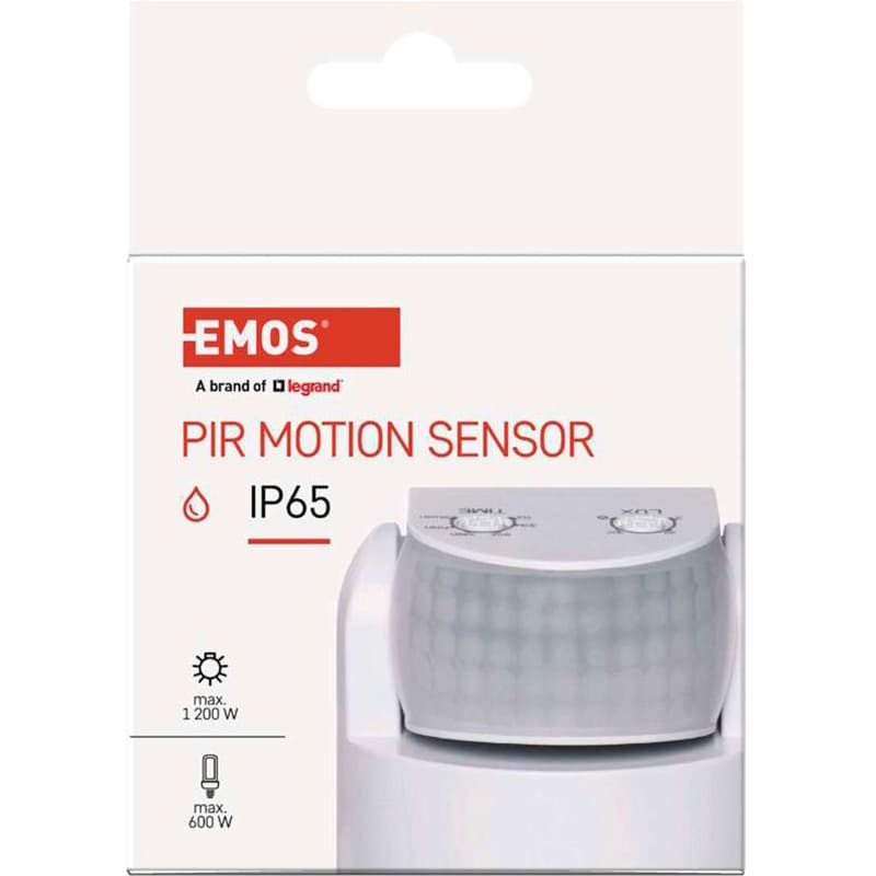 Замовити Датчик руху EMOS G1240 PIR 1200 Вт White