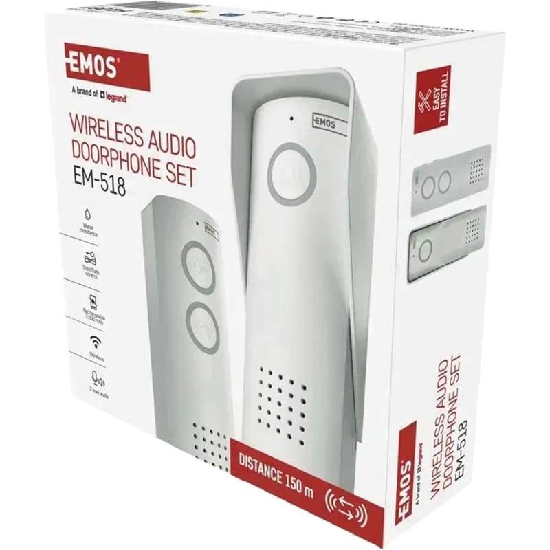 В интернет магазине Аудиодомофон EMOS EM-519 (H1087)