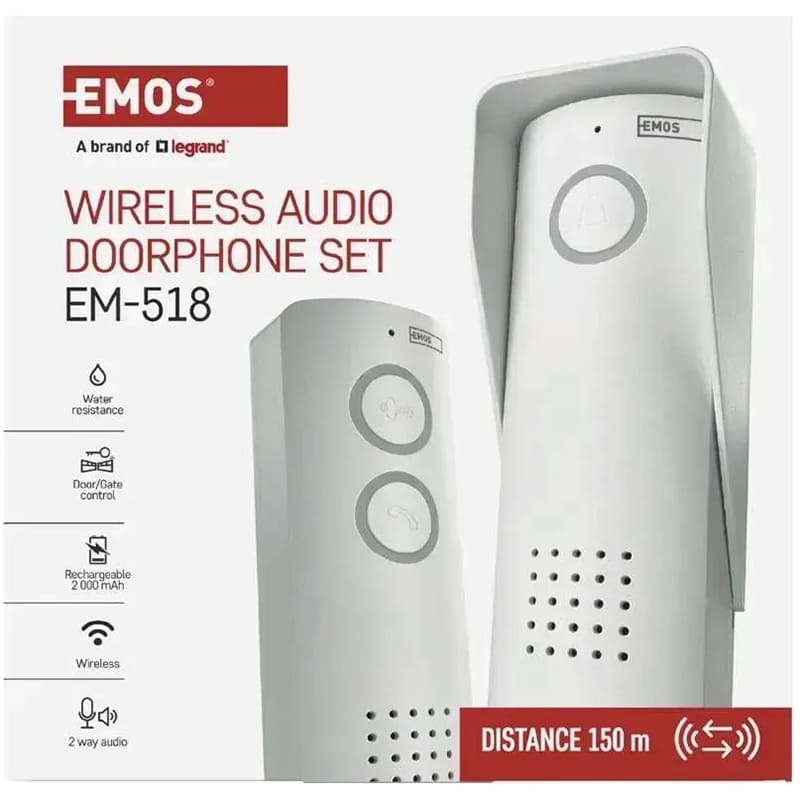 Фото 17 Аудиодомофон EMOS EM-519 (H1087)