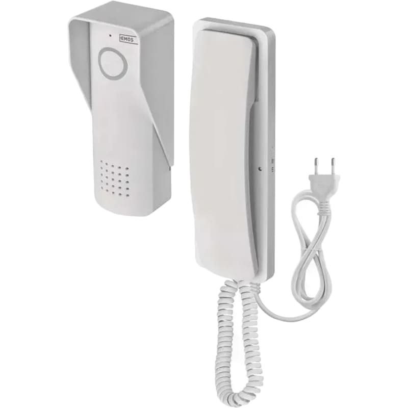 Аудиодомофон EMOS EM-519 (H1088) Комплектация Внешний блок, внутренний блок