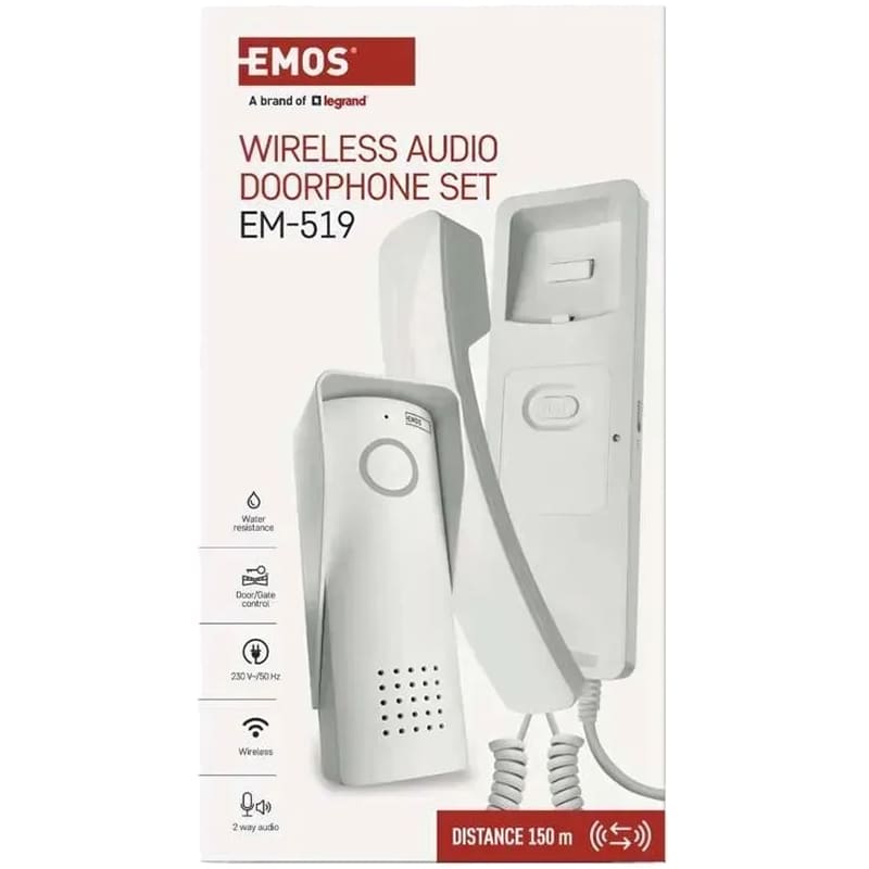 Изображение Аудиодомофон EMOS EM-519 (H1088)