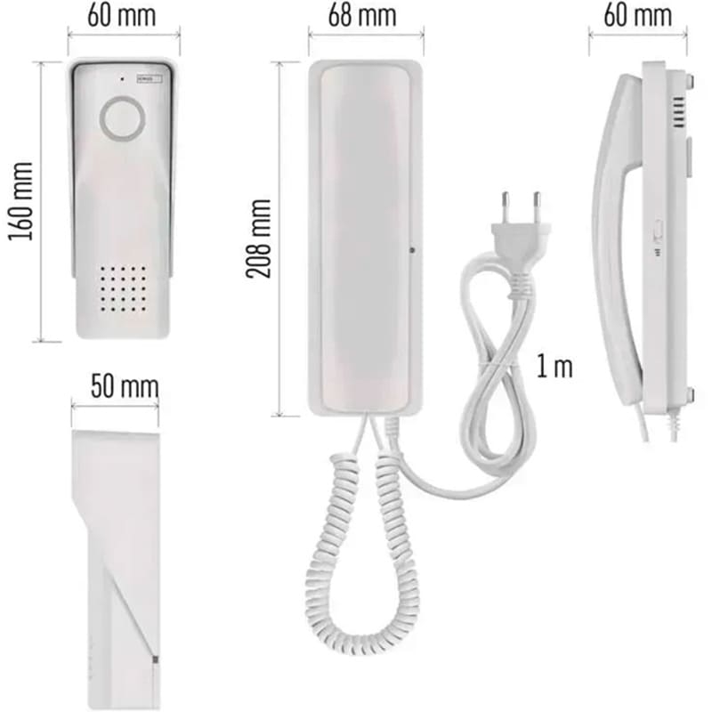 Обзор Аудиодомофон EMOS EM-519 (H1088)