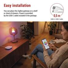 Многофункциональный шлюз EMOS ZigBee H5002 GoSmart Bluetooth/WiFi