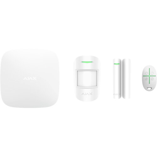 

Комплект сигнализации AJAX StarterKit Plus White, Комплект охор. сигналізації StarterKit Plus білий