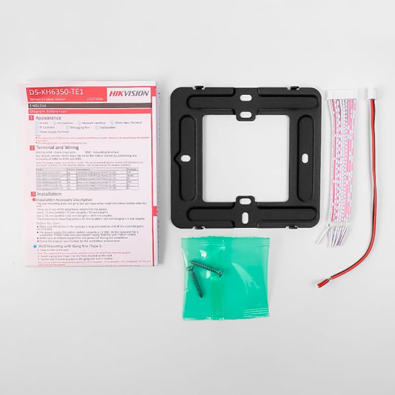 Внешний вид Видеодомофон HIKVISION DS-KH6350-TE1 White