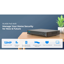 Мережевий відеореєстратор REOLINK NVS36 (RLN36)