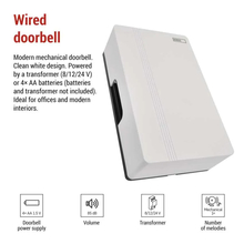 Дверний дзвінок EMOS P57102 White (P57102)