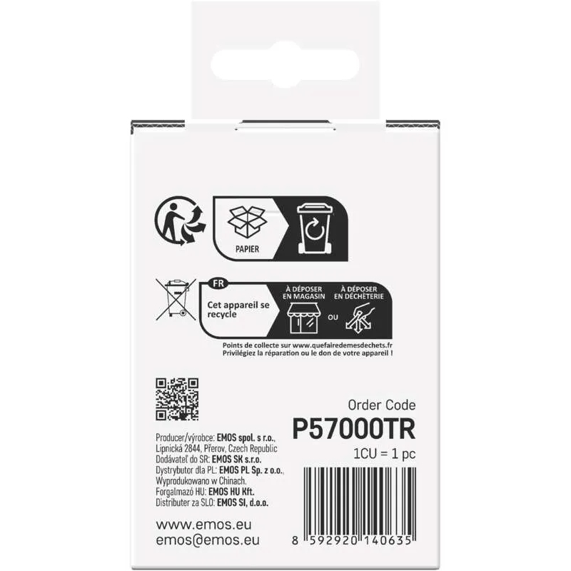 В інтернет магазині Трансформатор дверного дзвінка EMOS P57000TR (P57000TR)