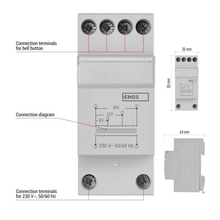 Трансформатор дверного дзвінка EMOS P57000TR (P57000TR)