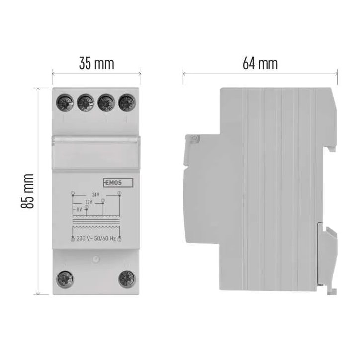 Фото Трансформатор дверного дзвінка EMOS P57000TR (P57000TR)