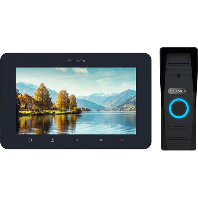 

Комплект домофона Slinex AdvancedKit Full HD Gray-Black, Комплект відеодомофона AdvancedKit Full HD