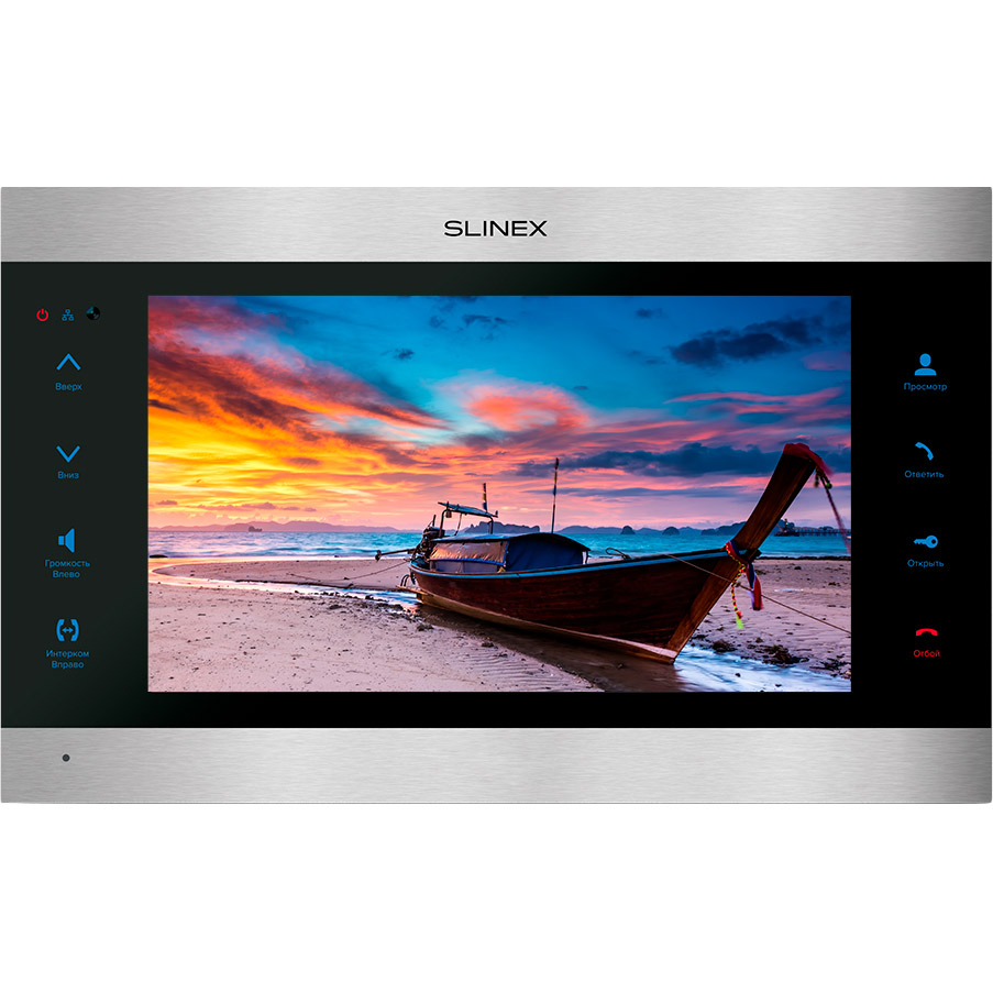 

Видеодомофон SLINEX SL-10IPTHD Silver Black (SL-10IPTHD_B), Відеодомофон SL-10IPTHD срібло/чорний