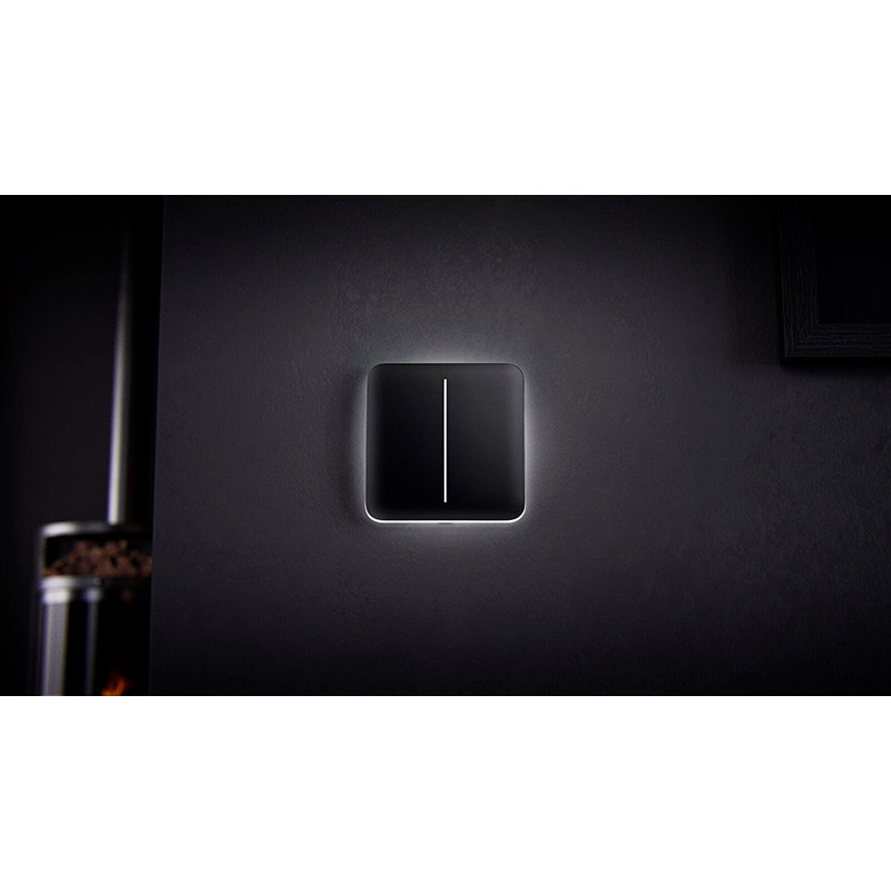 Кнопка AJAX SoloButton 2-gang для LightSwitch Jeweler White (000029791) Cпосіб установки внутрішній