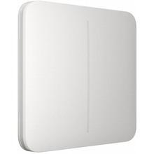 Кнопка AJAX SoloButton 2-gang для LightSwitch Jeweler White (000029791)
