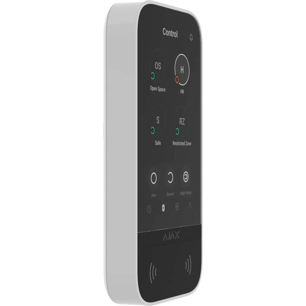 Фото 20 Пульт управления AJAX KeyPad TouchScreen White (000034514)