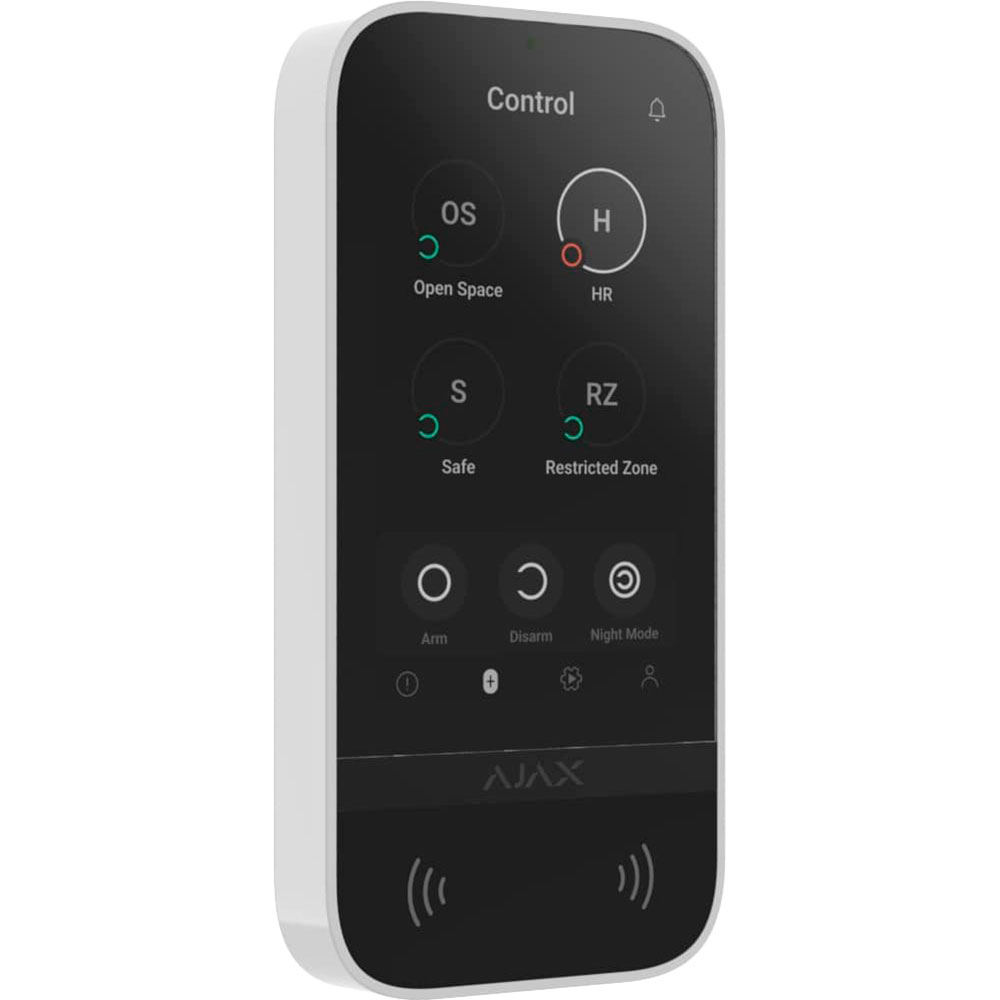 Фото 21 Пульт керування AJAX KeyPad TouchScreen White (000034514)