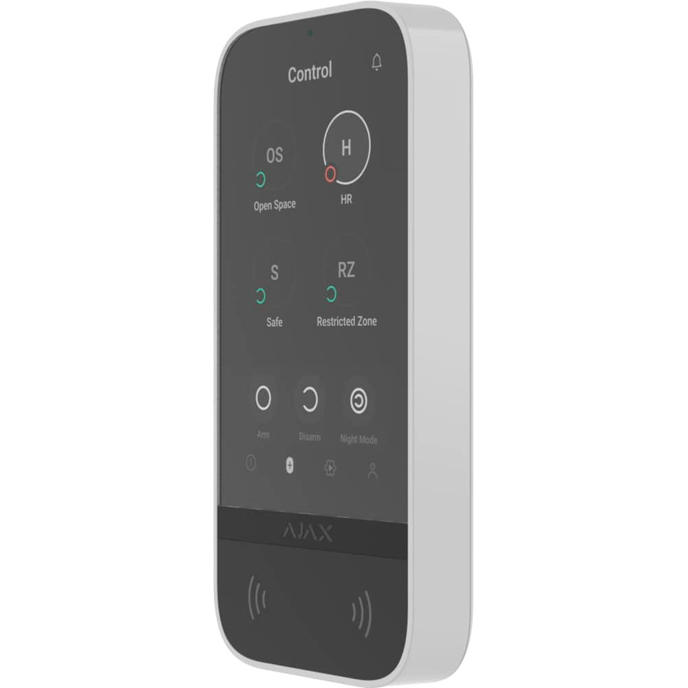 Фото 22 Пульт управления AJAX KeyPad TouchScreen White (000034514)