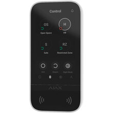 Пульт керування AJAX KeyPad TouchScreen White (000034514)