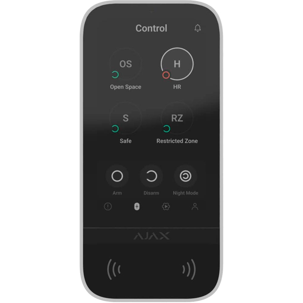 Пульт управления AJAX KeyPad TouchScreen White (000034514)