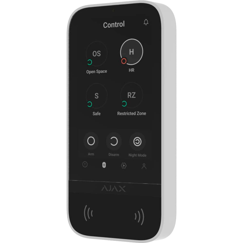 Пульт управления AJAX KeyPad TouchScreen White (000034514) Способ установки внутренний