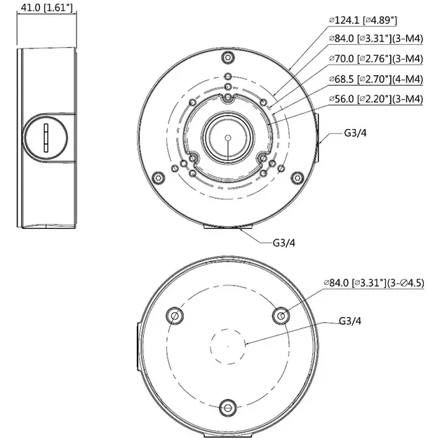 Фото Коммутационный бокс DAHUA DH-PFA130-E