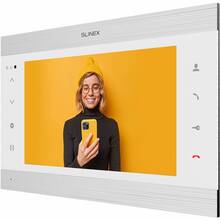 Відеодомофон SLINEX IP SL-10N Cloud Silver + White