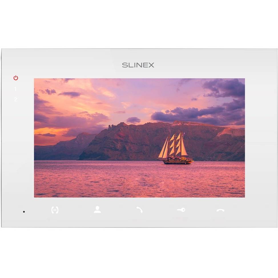 Комплект видеодомофона SLINEX ML-20HD Black + SQ-07MTHD White Дисплей 7” цветной сенсорный IPS экран 16:9