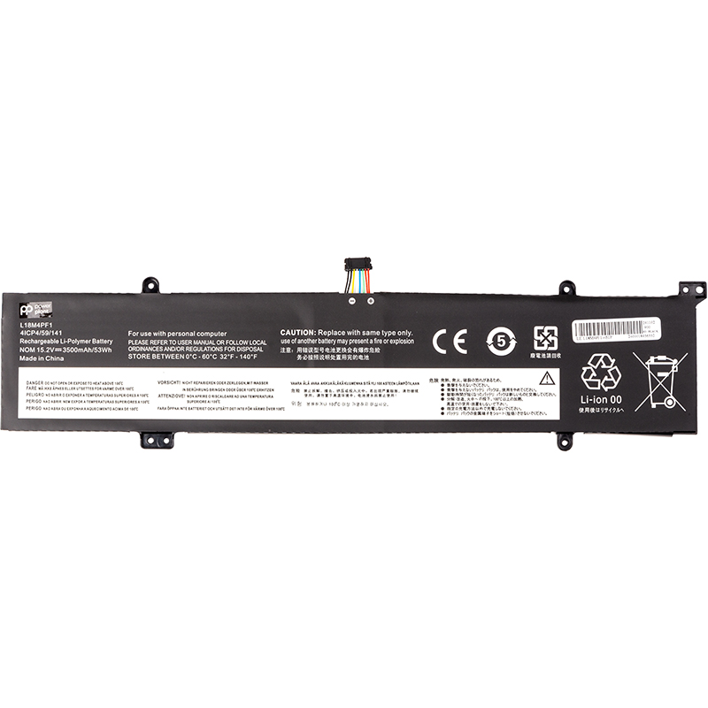 Аккумулятор POWERPLANT для ноутбуков LENOVO Yoga 9-15IMH5 L18M4PF1 15.2V 3500 mAh (NB482382)