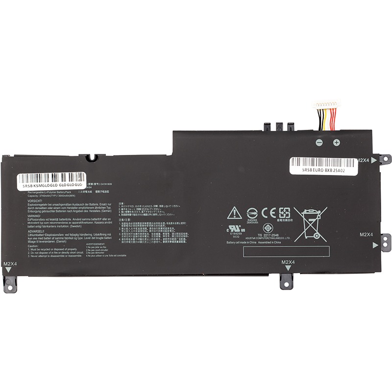 Акумулятор ASUS Zenbook Flip 15 UX562FD 15.4V 3740mAh C41N1809 (NB432219)